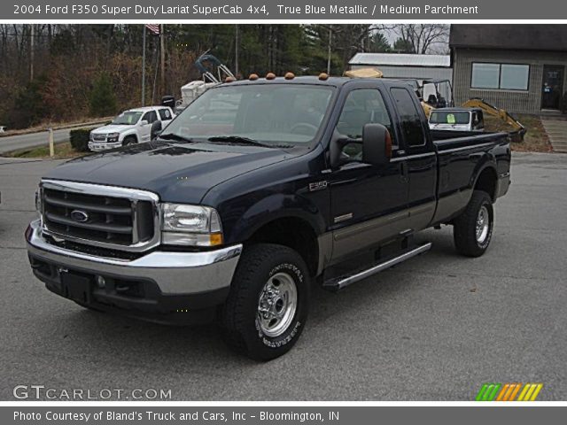 2004 Ford F350 Super Duty Lariat SuperCab 4x4 in True Blue Metallic