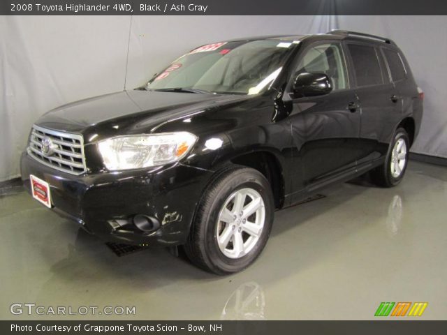 2008 Toyota Highlander 4WD in Black