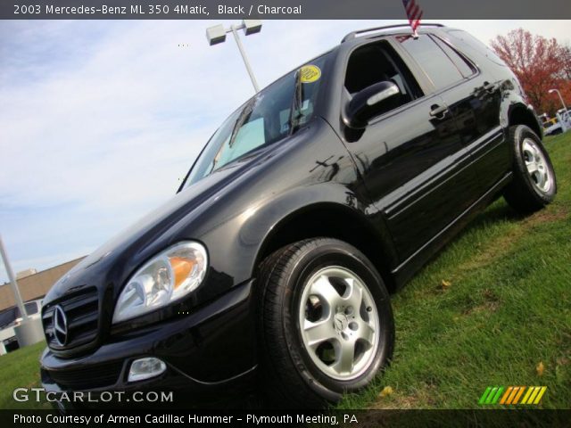 2003 Mercedes-Benz ML 350 4Matic in Black