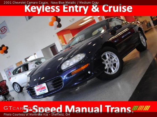 2001 Chevrolet Camaro Coupe in Navy Blue Metallic