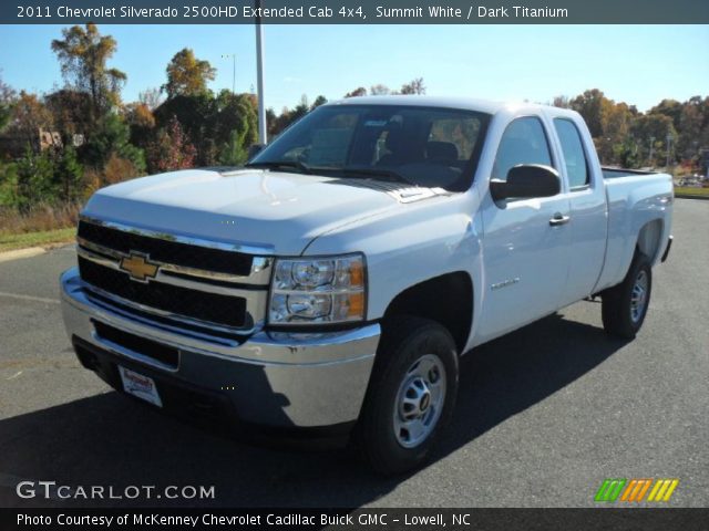 2011 Chevrolet Silverado 2500HD Extended Cab 4x4 in Summit White