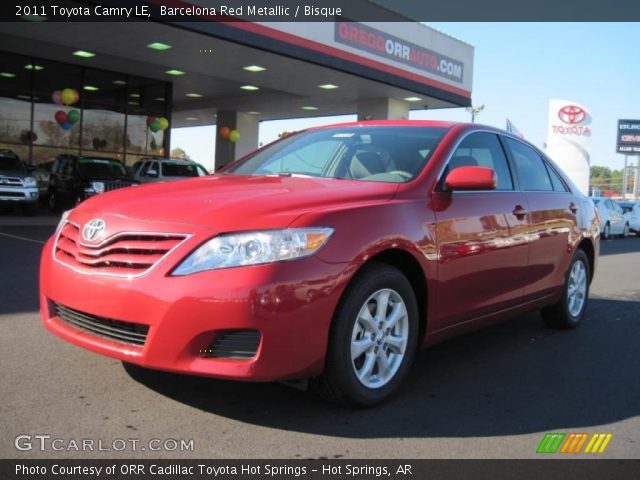 2011 Toyota Camry LE in Barcelona Red Metallic