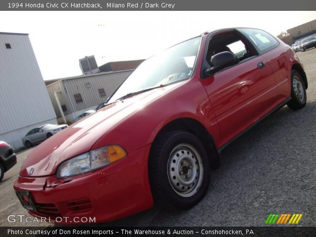 1994 Honda Civic CX Hatchback in Milano Red