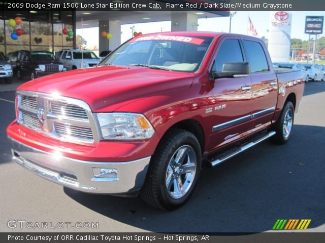 2009 Dodge Ram 1500 Lone Star Edition Crew Cab in Flame Red