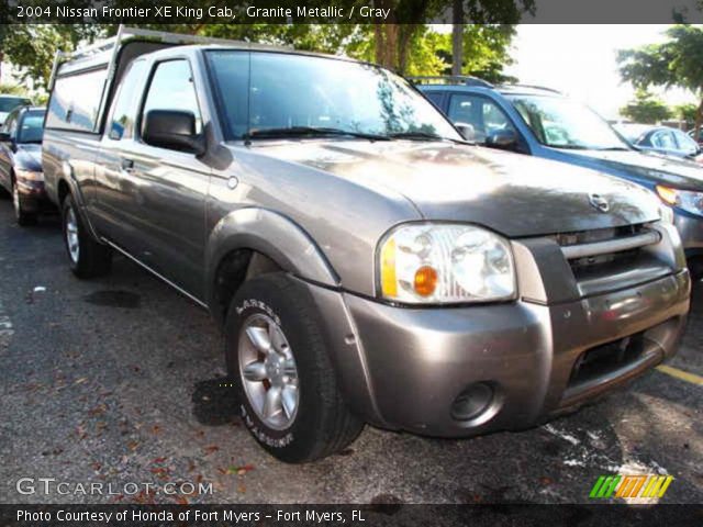 2004 Nissan Frontier XE King Cab in Granite Metallic