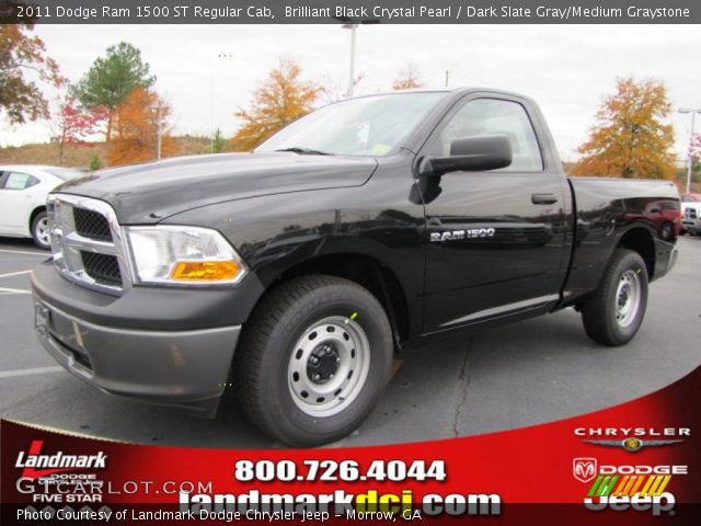 2011 Dodge Ram 1500 ST Regular Cab in Brilliant Black Crystal Pearl