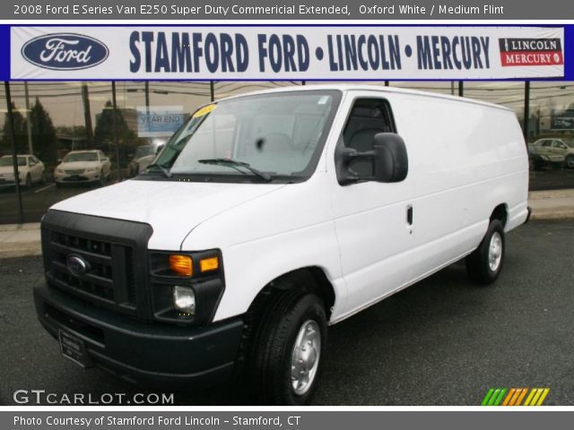2008 Ford E Series Van E250 Super Duty Commericial Extended in Oxford White