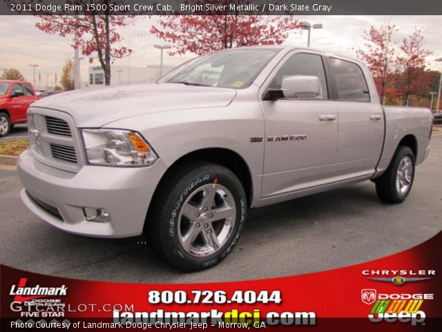 2011 Dodge Ram 1500 Sport Crew Cab in Bright Silver Metallic