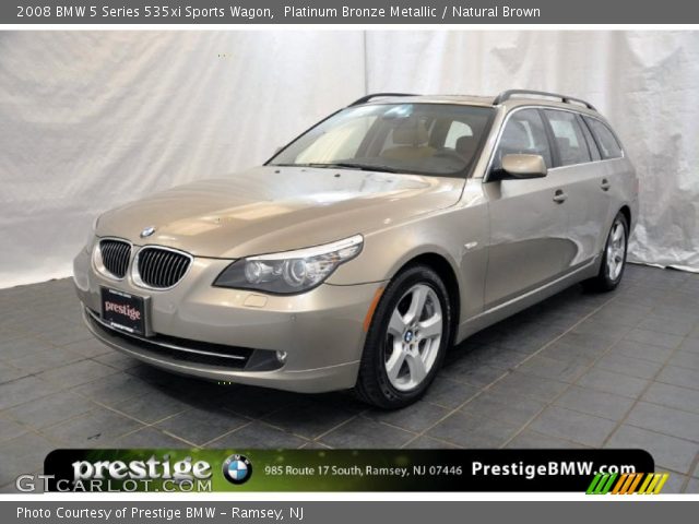 2008 BMW 5 Series 535xi Sports Wagon in Platinum Bronze Metallic