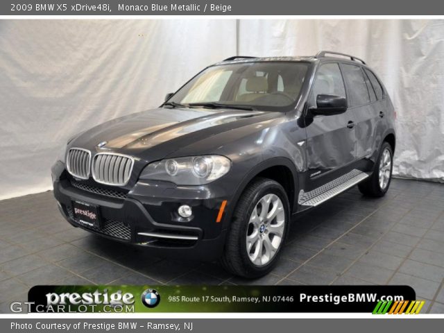 2009 BMW X5 xDrive48i in Monaco Blue Metallic