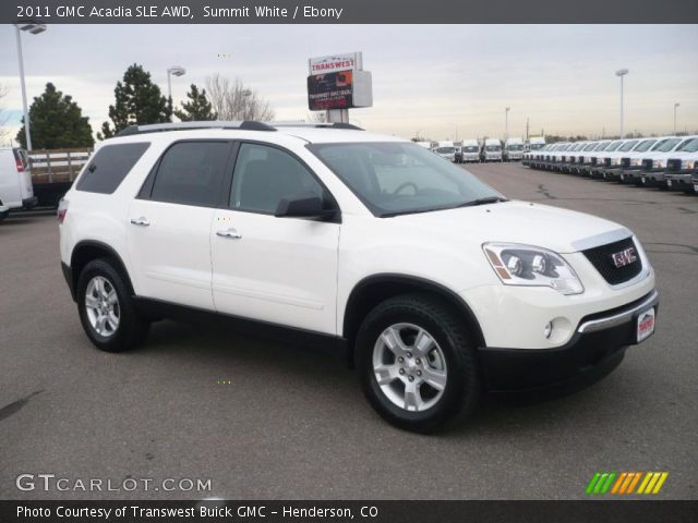 2011 GMC Acadia SLE AWD in Summit White