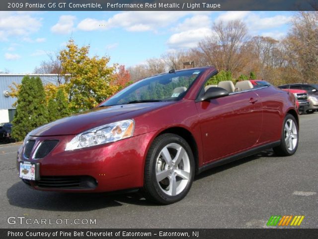 2009 Pontiac G6 GT Convertible in Performance Red Metallic
