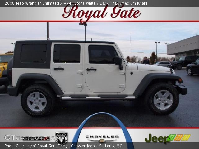 2008 Jeep Wrangler Unlimited X 4x4 in Stone White