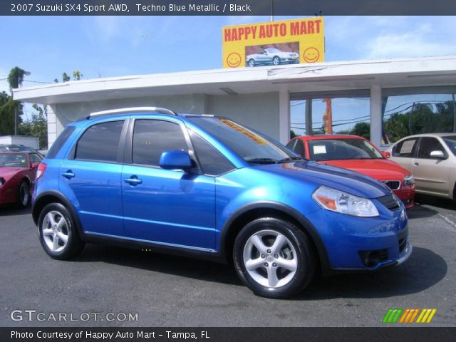 2007 Suzuki SX4 Sport AWD in Techno Blue Metallic