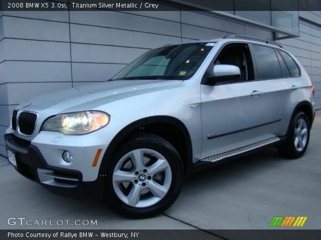 2008 BMW X5 3.0si in Titanium Silver Metallic