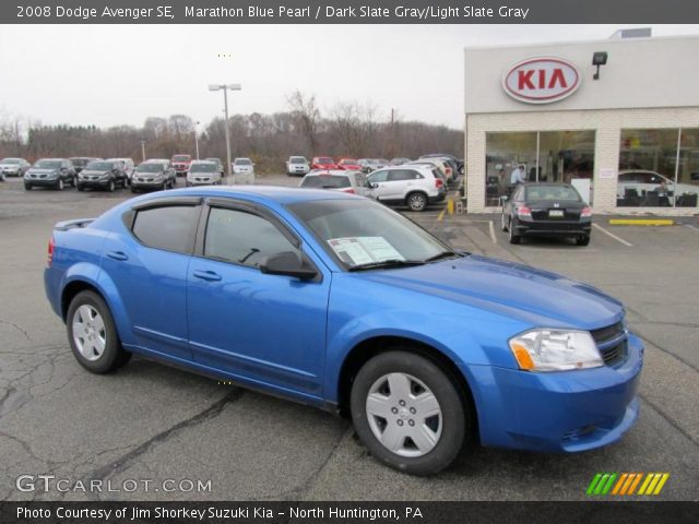 2008 Dodge Avenger SE in Marathon Blue Pearl