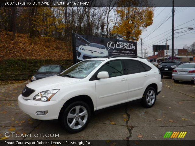 2007 Lexus RX 350 AWD in Crystal White