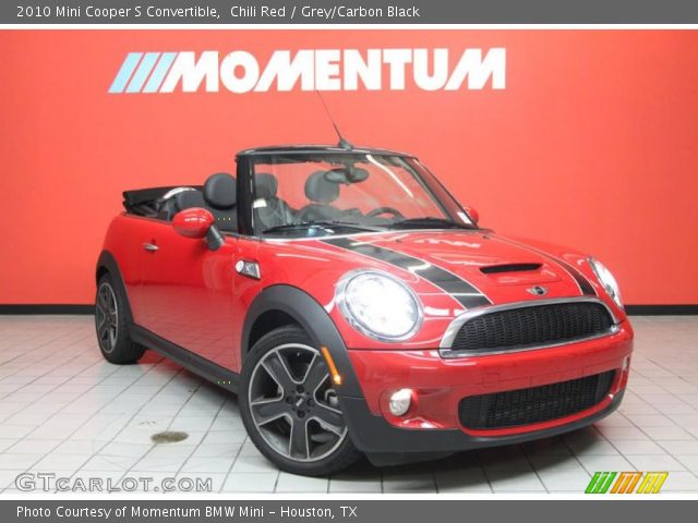 2010 Mini Cooper S Convertible in Chili Red