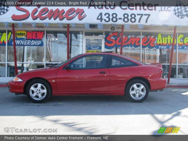2000 Chevrolet Cavalier Z24 Coupe in Bright Red