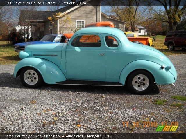 1937 Plymouth Coupe Custom in Turquoise
