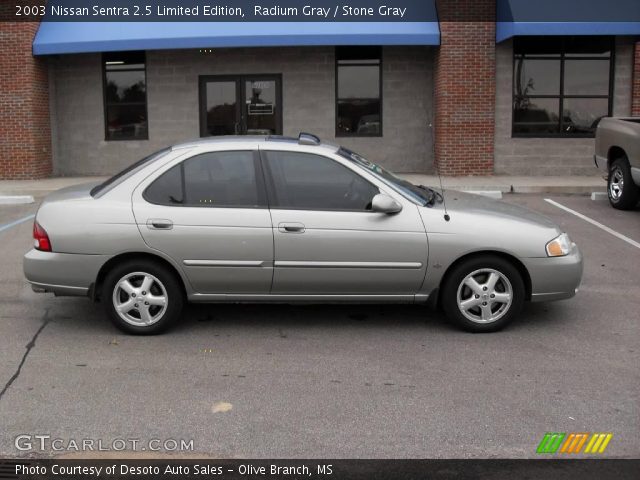 2003 Nissan Sentra 2.5 Limited Edition in Radium Gray