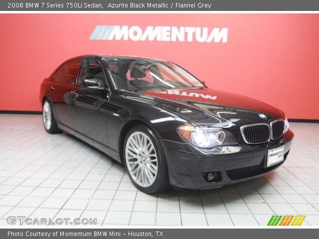 2008 BMW 7 Series 750Li Sedan in Azurite Black Metallic