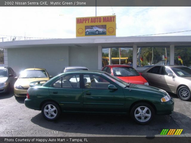 2002 Nissan Sentra GXE in Mystic Green