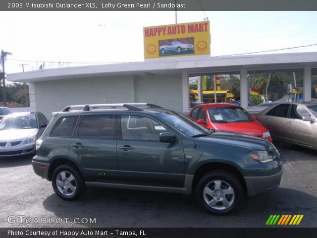 2003 Mitsubishi Outlander XLS in Lofty Green Pearl
