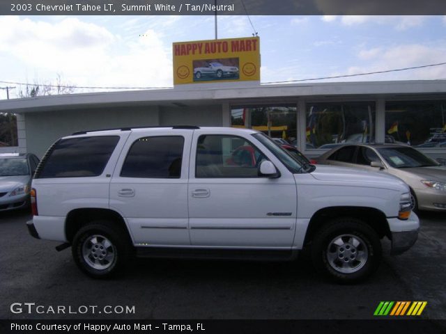 2003 Chevrolet Tahoe LT in Summit White