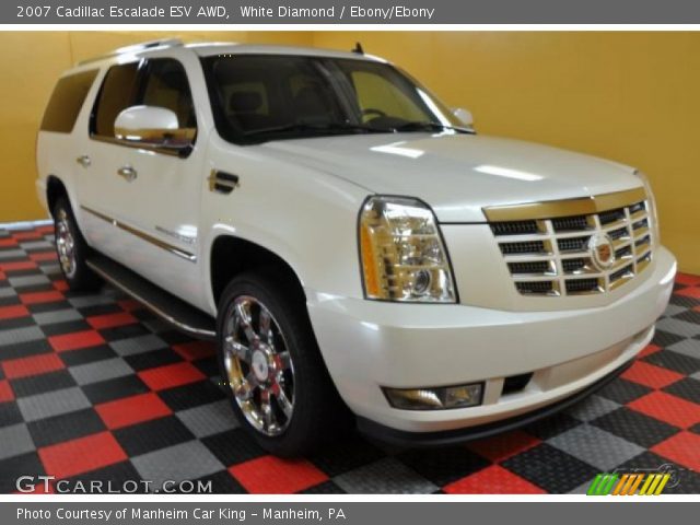 2007 Cadillac Escalade ESV AWD in White Diamond