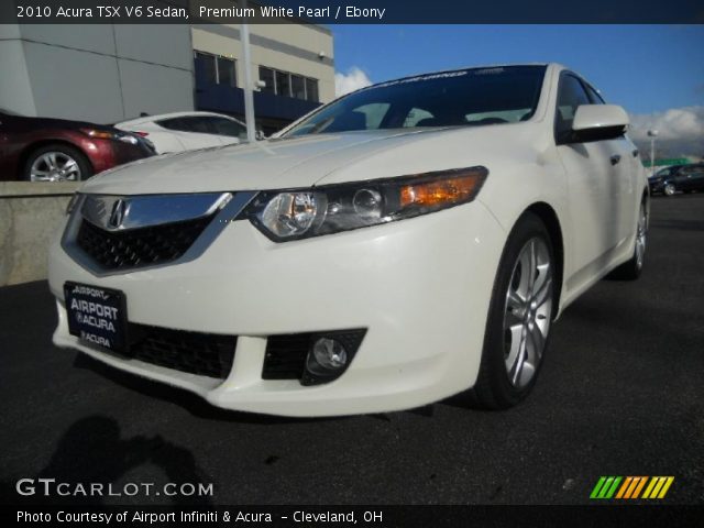 2010 Acura TSX V6 Sedan in Premium White Pearl