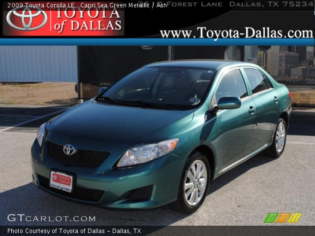 2009 Toyota Corolla LE in Capri Sea Green Metallic