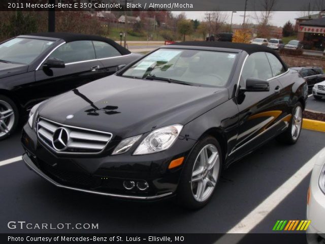 2011 Mercedes-Benz E 350 Cabriolet in Black