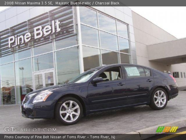 2008 Nissan Maxima 3.5 SE in Majestic Blue Metallic