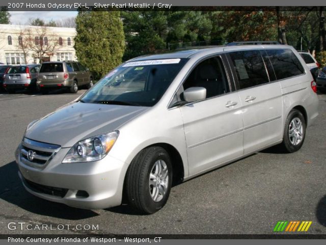 2007 Honda Odyssey EX-L in Silver Pearl Metallic