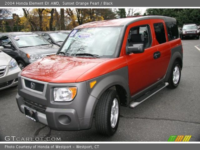2004 Honda Element EX AWD in Sunset Orange Pearl