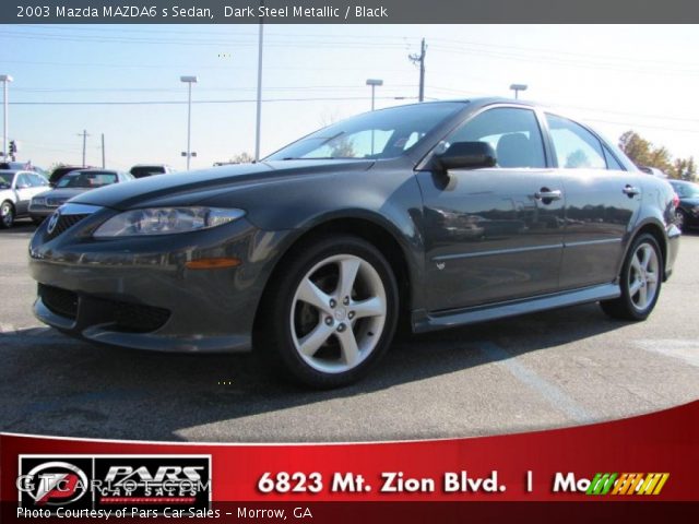 2003 Mazda MAZDA6 s Sedan in Dark Steel Metallic