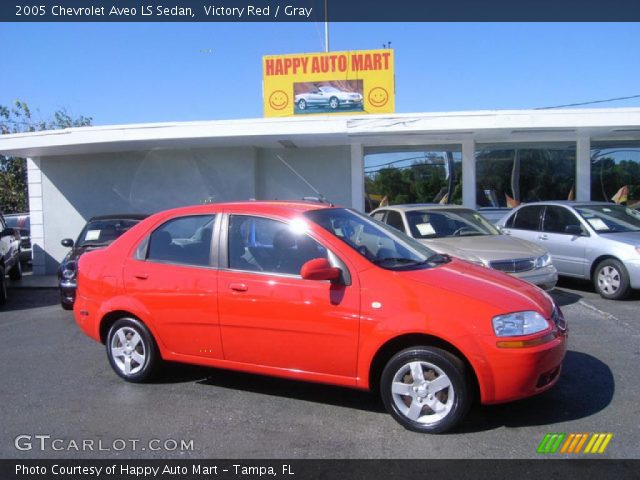 2005 Chevrolet Aveo LS Sedan in Victory Red