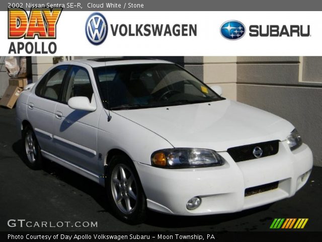 2002 Nissan Sentra SE-R in Cloud White