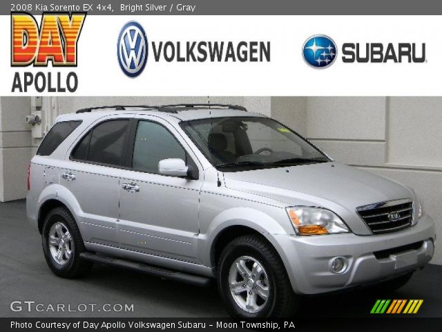 2008 Kia Sorento EX 4x4 in Bright Silver