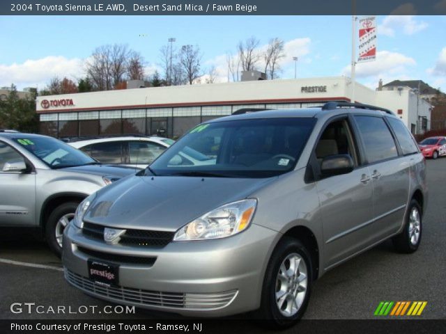 2004 Toyota Sienna LE AWD in Desert Sand Mica