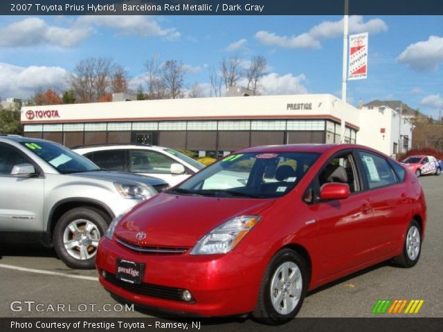 2007 Toyota Prius Hybrid in Barcelona Red Metallic