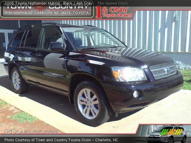 2006 Toyota Highlander Hybrid in Black