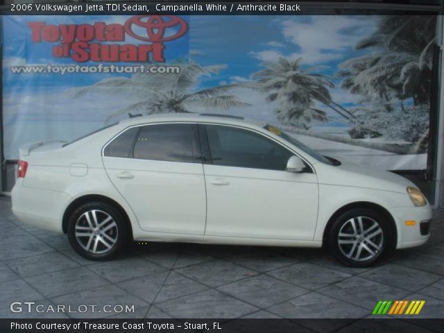 2006 Volkswagen Jetta TDI Sedan in Campanella White