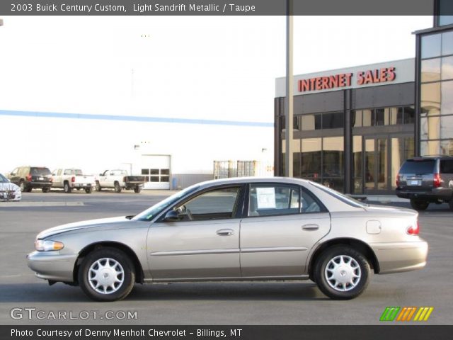 2003 Buick Century Custom in Light Sandrift Metallic