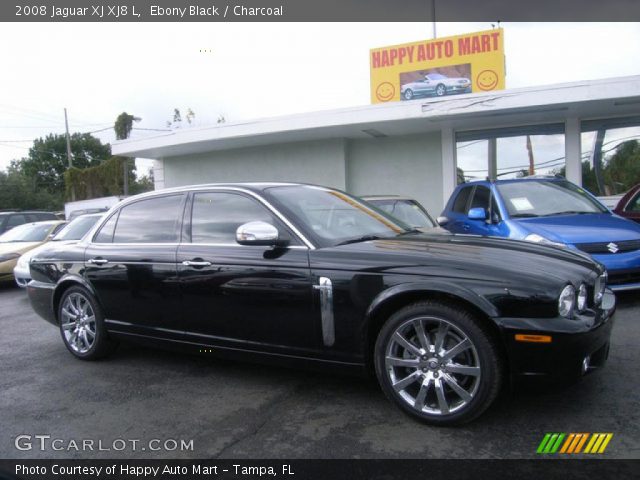 2008 Jaguar XJ XJ8 L in Ebony Black