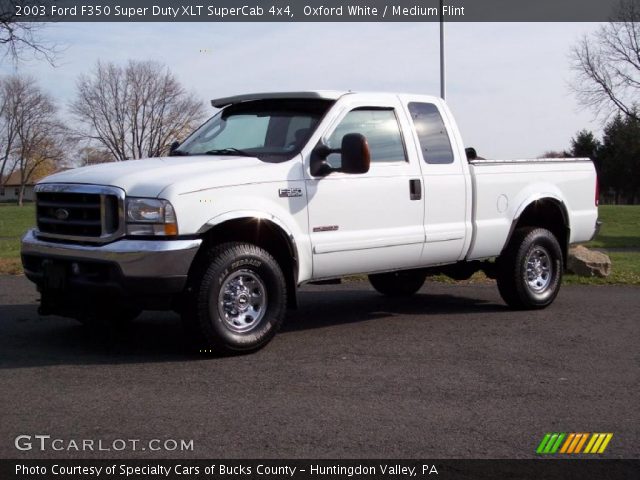 2003 Ford F350 Super Duty XLT SuperCab 4x4 in Oxford White