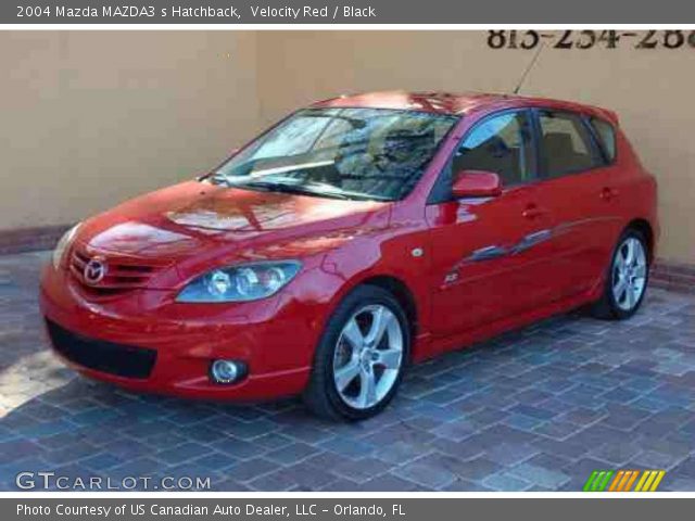 2004 Mazda MAZDA3 s Hatchback in Velocity Red