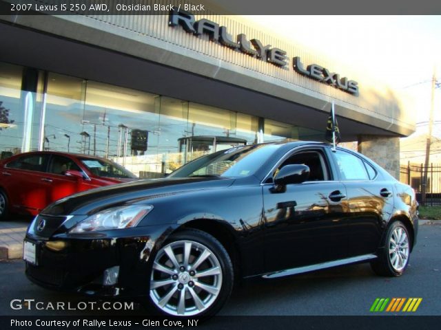 2007 Lexus IS 250 AWD in Obsidian Black