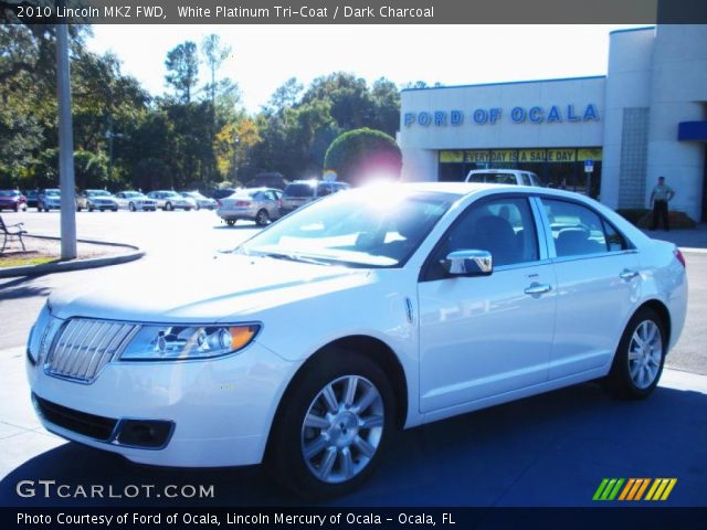 2010 Lincoln MKZ FWD in White Platinum Tri-Coat